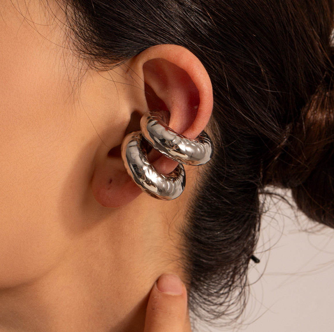 Stainless Steel Bold Ear Cuff