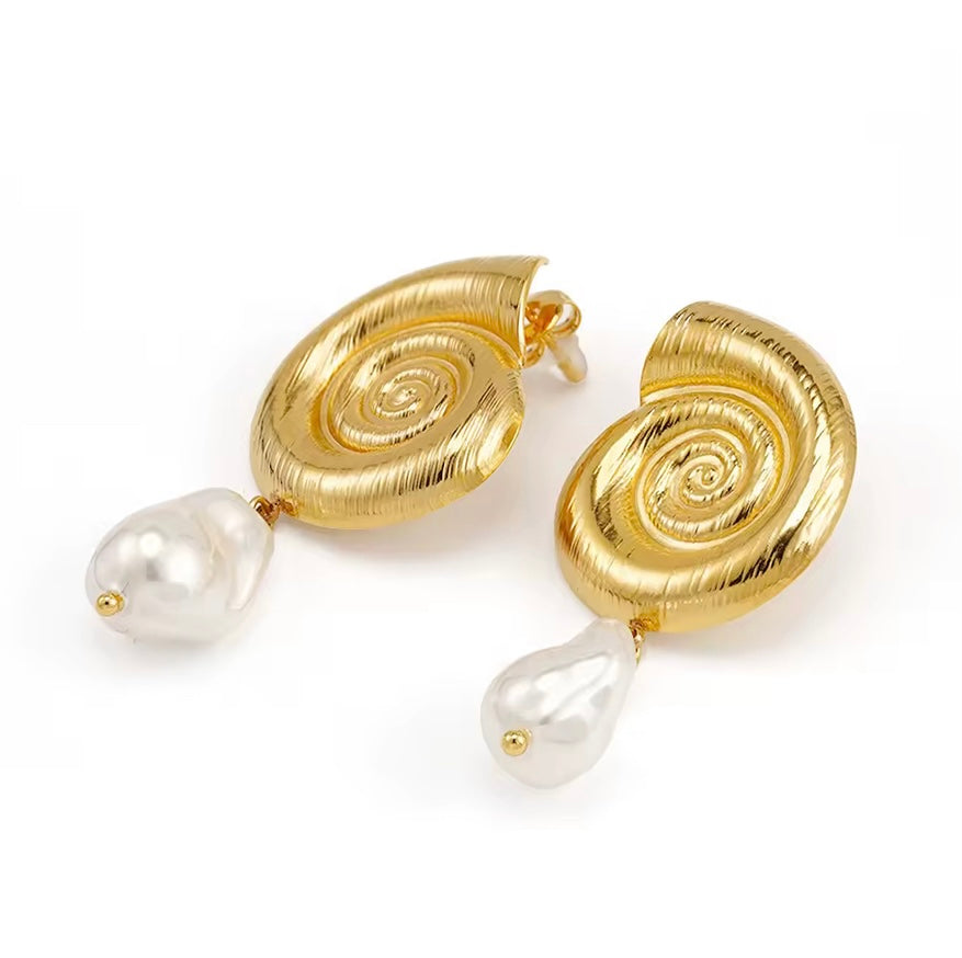Coral Glow Earrings