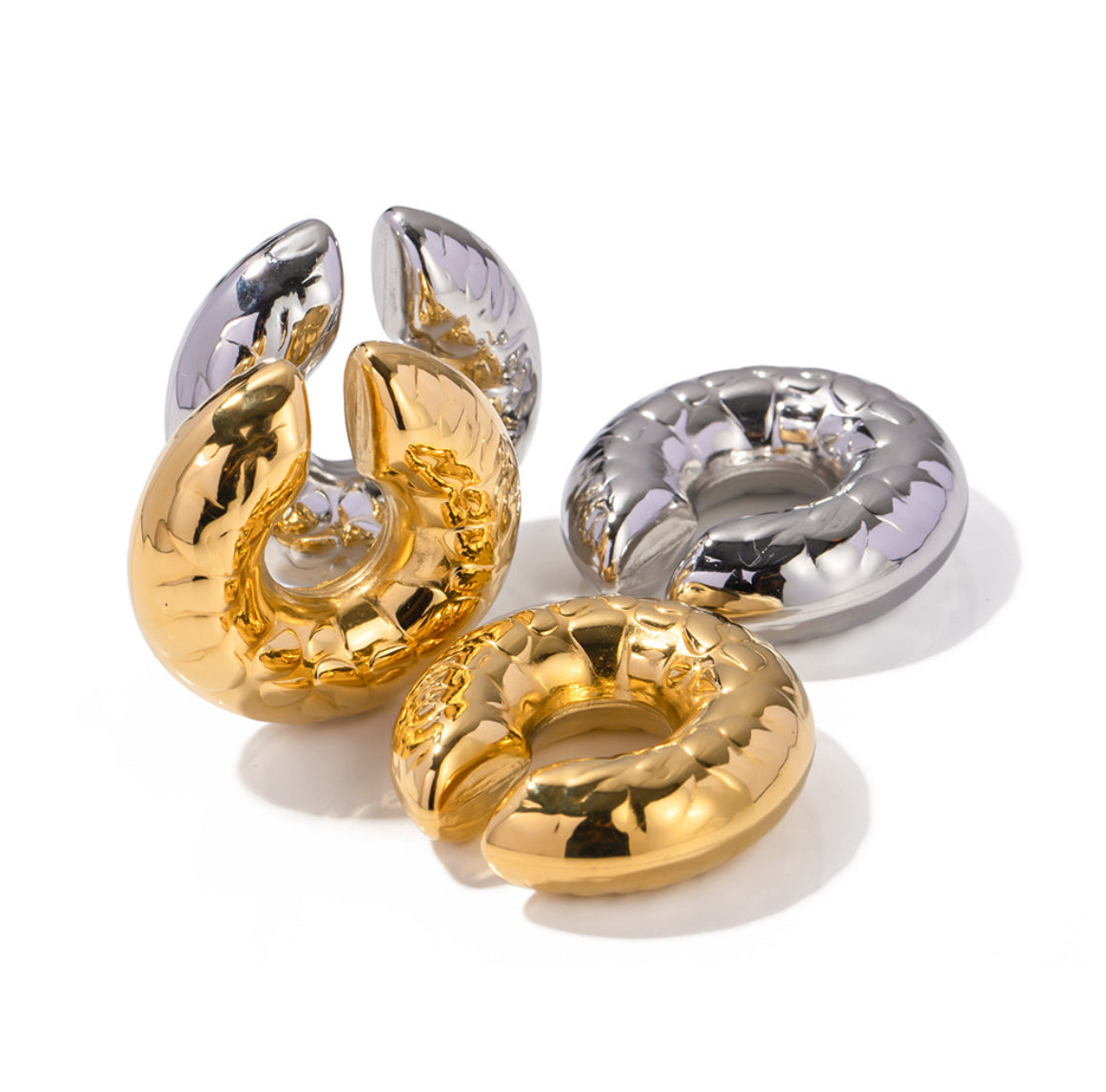 18k Gold Plated Bold Ear Cuff