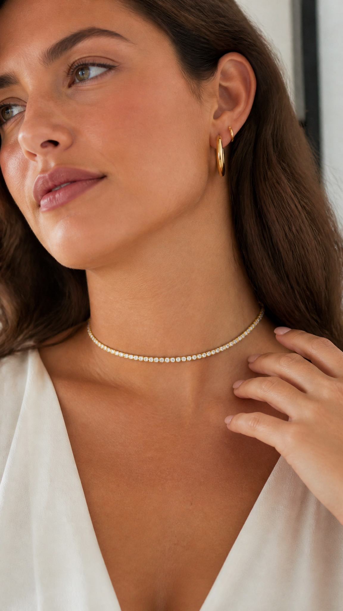 Yara Necklace - 18k Gold Plated Stainless Steel