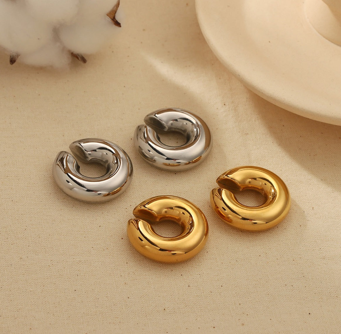 Stainless Steel Bold Ear Cuff