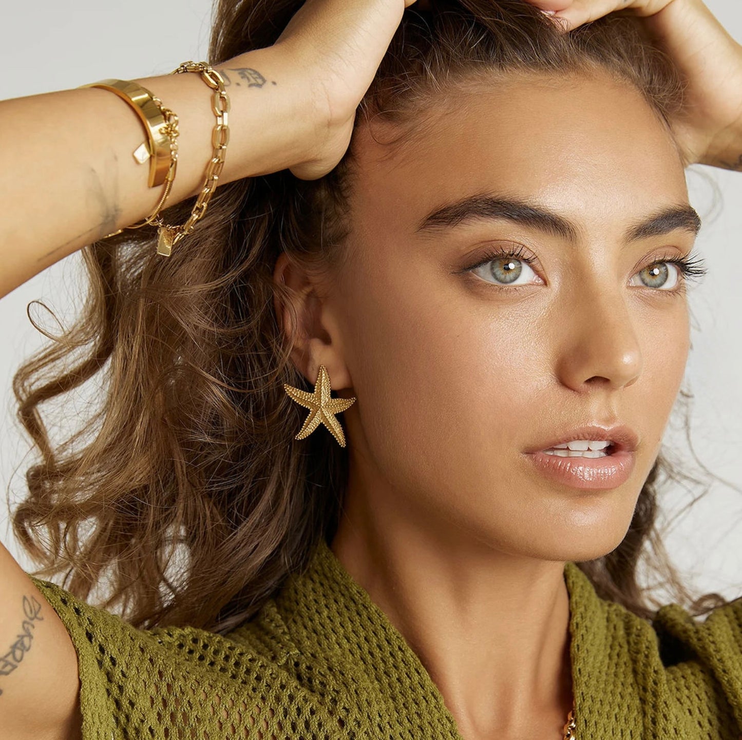 Starfish Spark Earrings