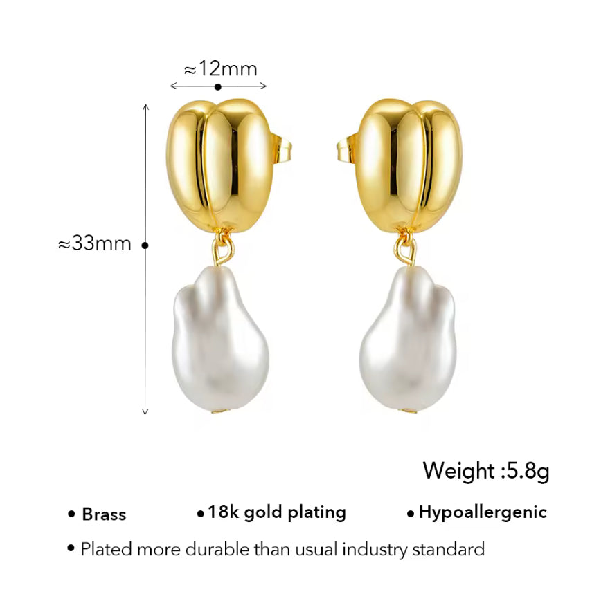 Sunset Shell Earrings