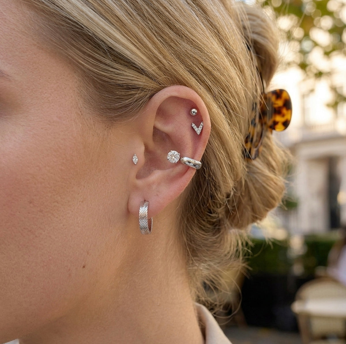 Cali Ear Cuff - 18k Gold Plated Stainless Steel