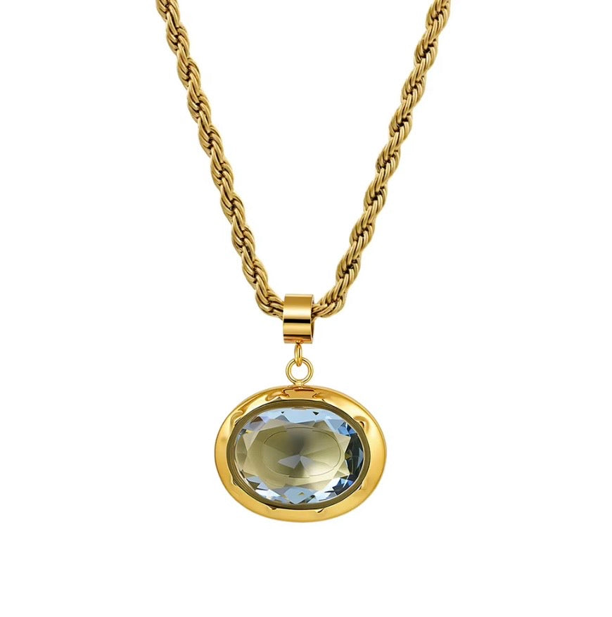 Valentina Necklace - 18k Gold Plated Stainless Steel