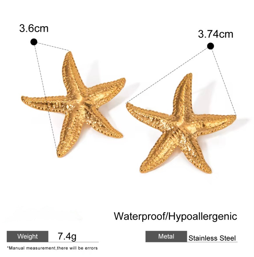 Starfish Spark Earrings