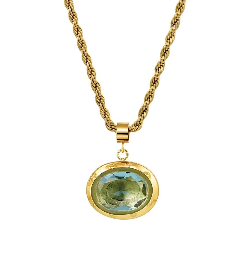 Valentina Necklace - 18k Gold Plated Stainless Steel