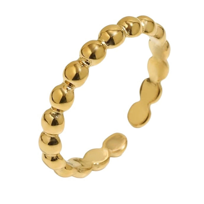 Mia Ring - 18k Gold Plated Stainless Steel