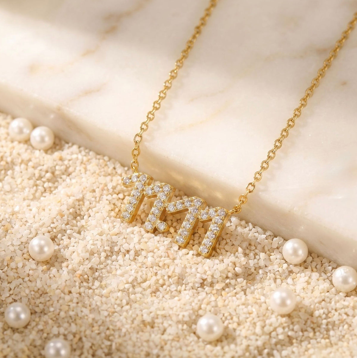Eleven Eleven Necklace - 18k Gold Plated Stainless Steel