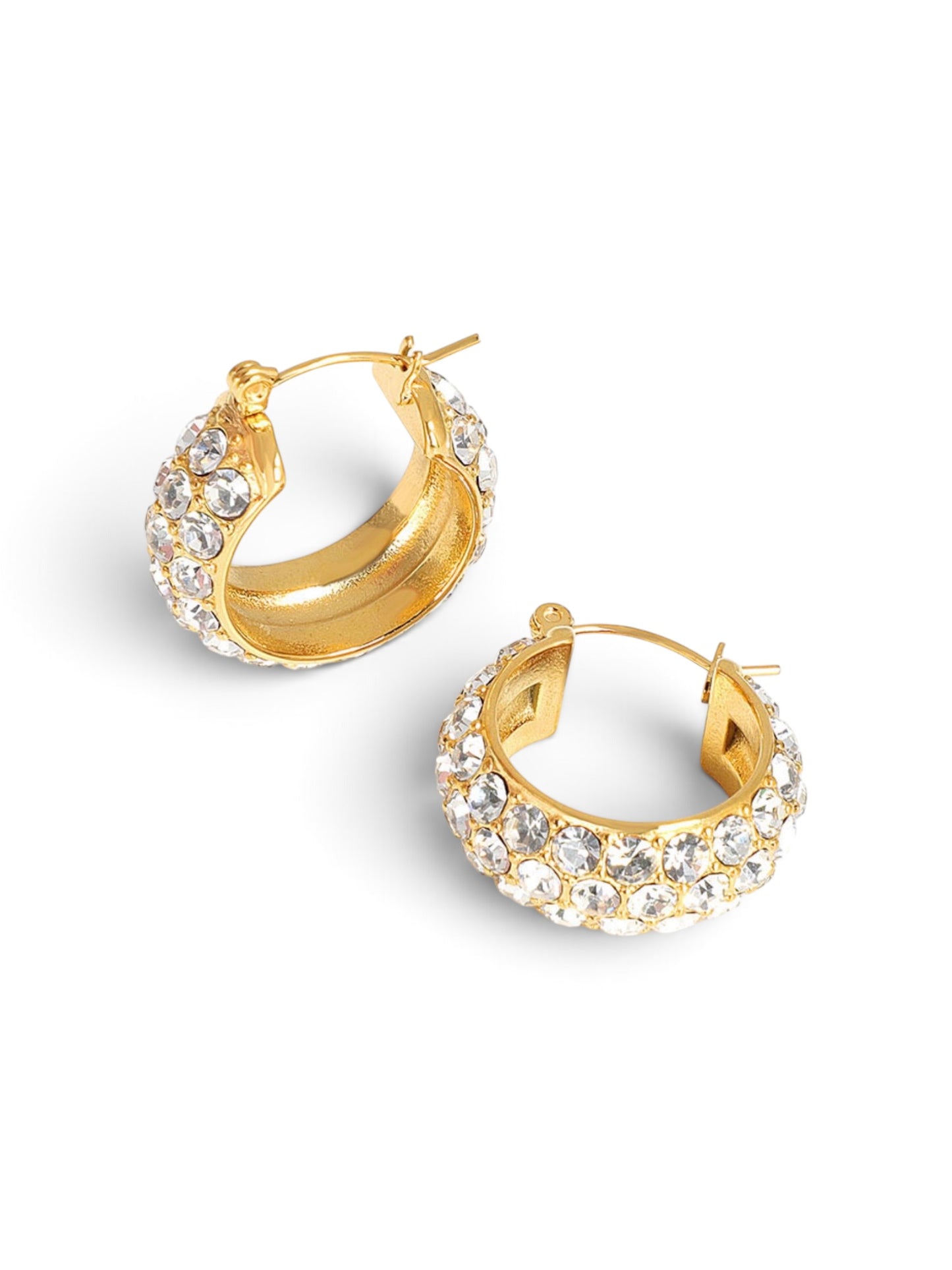 Anastasia Earrings - 18k Gold Plated Stainless Steel