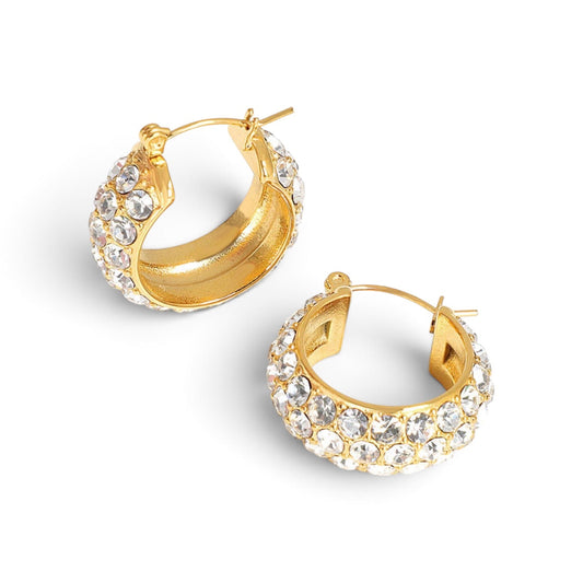 Anastasia Earrings - 18k Gold Plated Stainless Steel