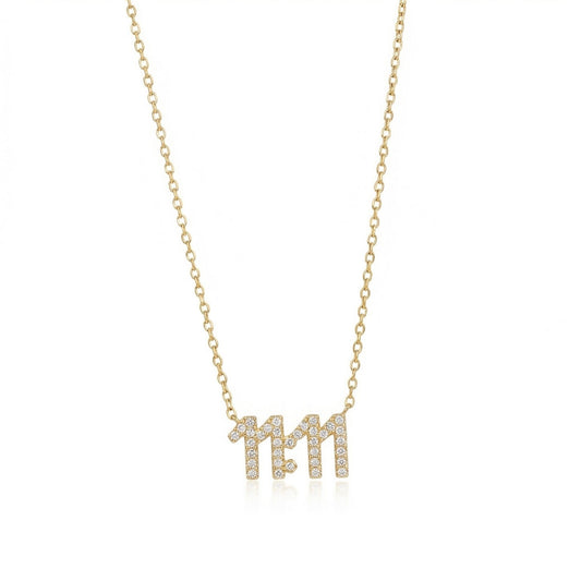 Eleven Eleven Necklace - 18k Gold Plated Stainless Steel