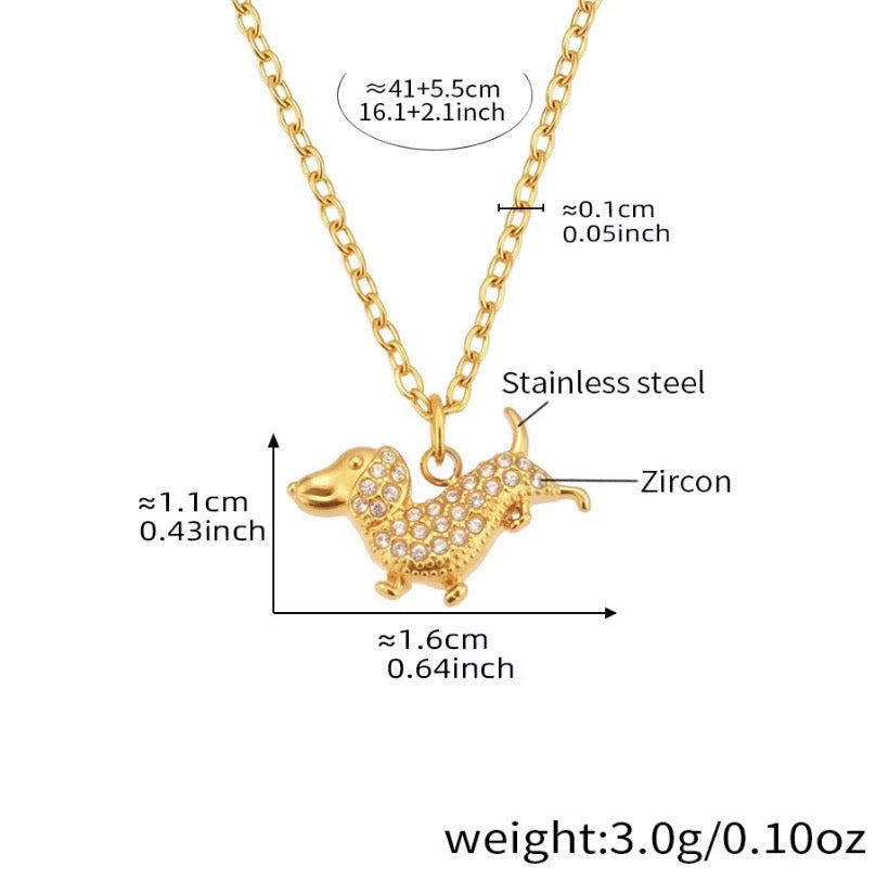 Natalie Necklace - 18k Gold Plated Stainless Steel