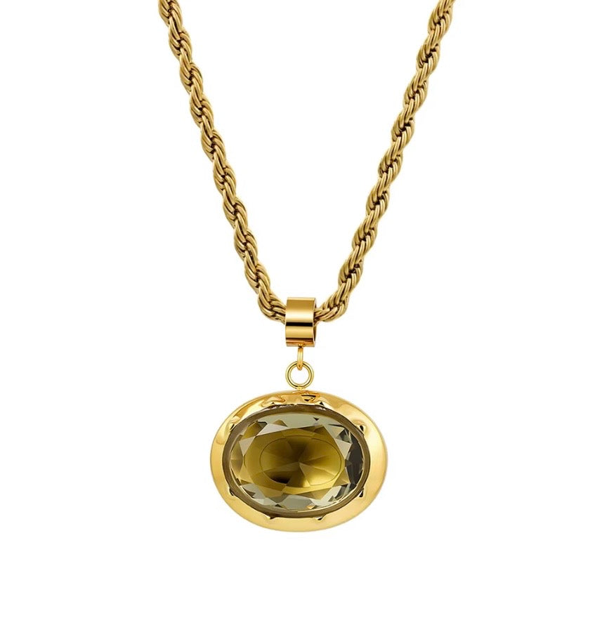 Valentina Necklace - 18k Gold Plated Stainless Steel