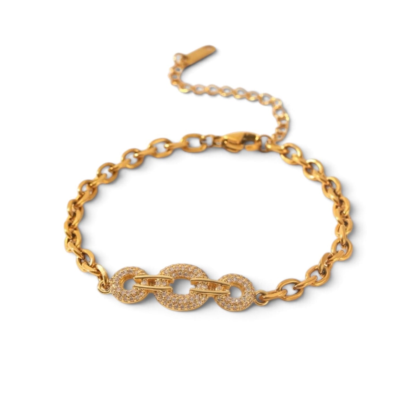 Melina Bracelet - 18k Gold Plated Stainless Steel