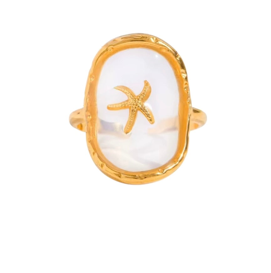 Ocean Flicker Ring