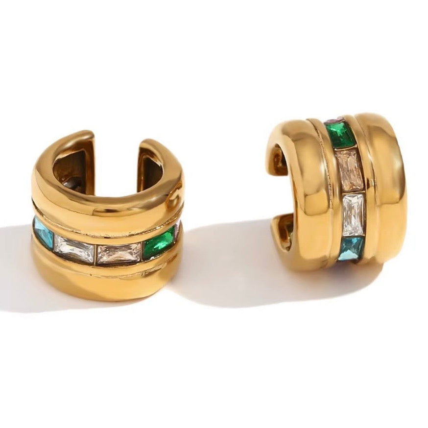 Desiree Ear Cuff - 18k Gold Plated Stainless Steel