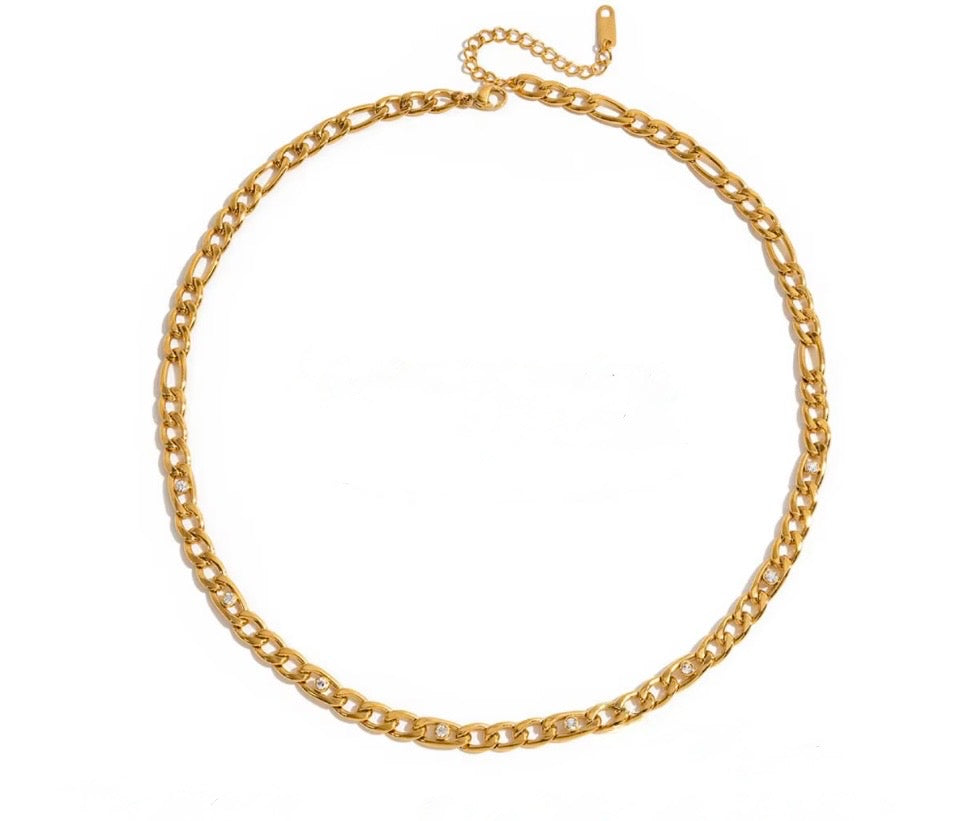 Asia Necklace - 18k Gold Plated Stainless Steel