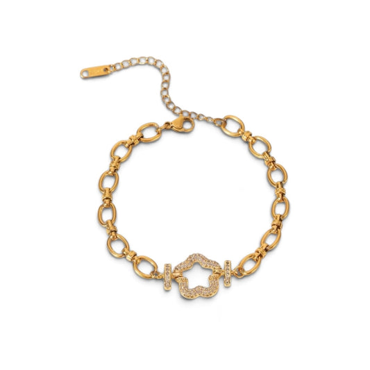 Rosalia Bracelet - 18k Gold Plated Stainless Steel