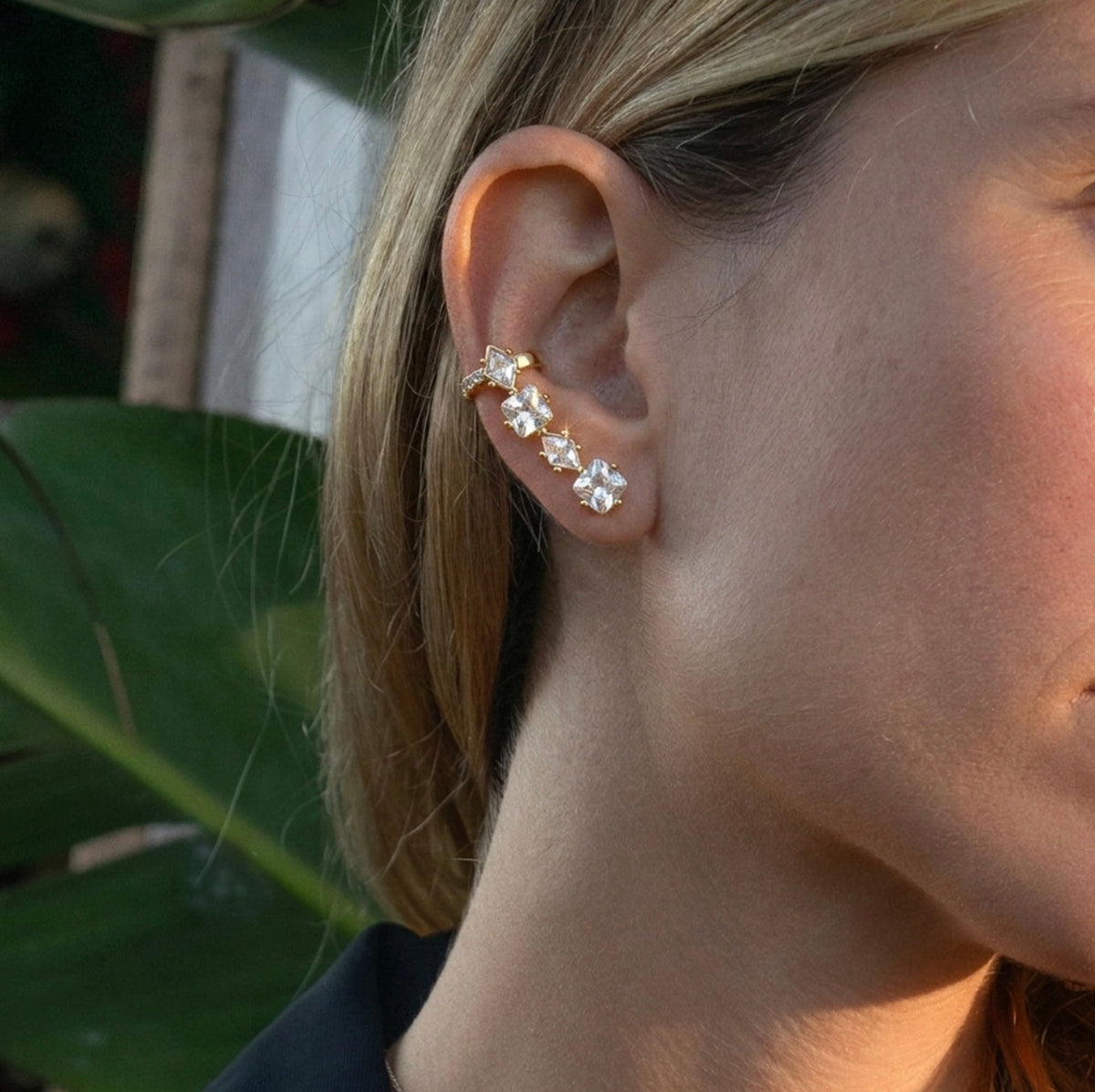 Mesmerizing Earrings - 18k Gold Plated Stainless Steel