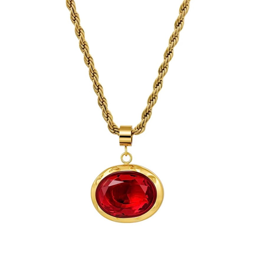 Valentina Necklace - 18k Gold Plated Stainless Steel