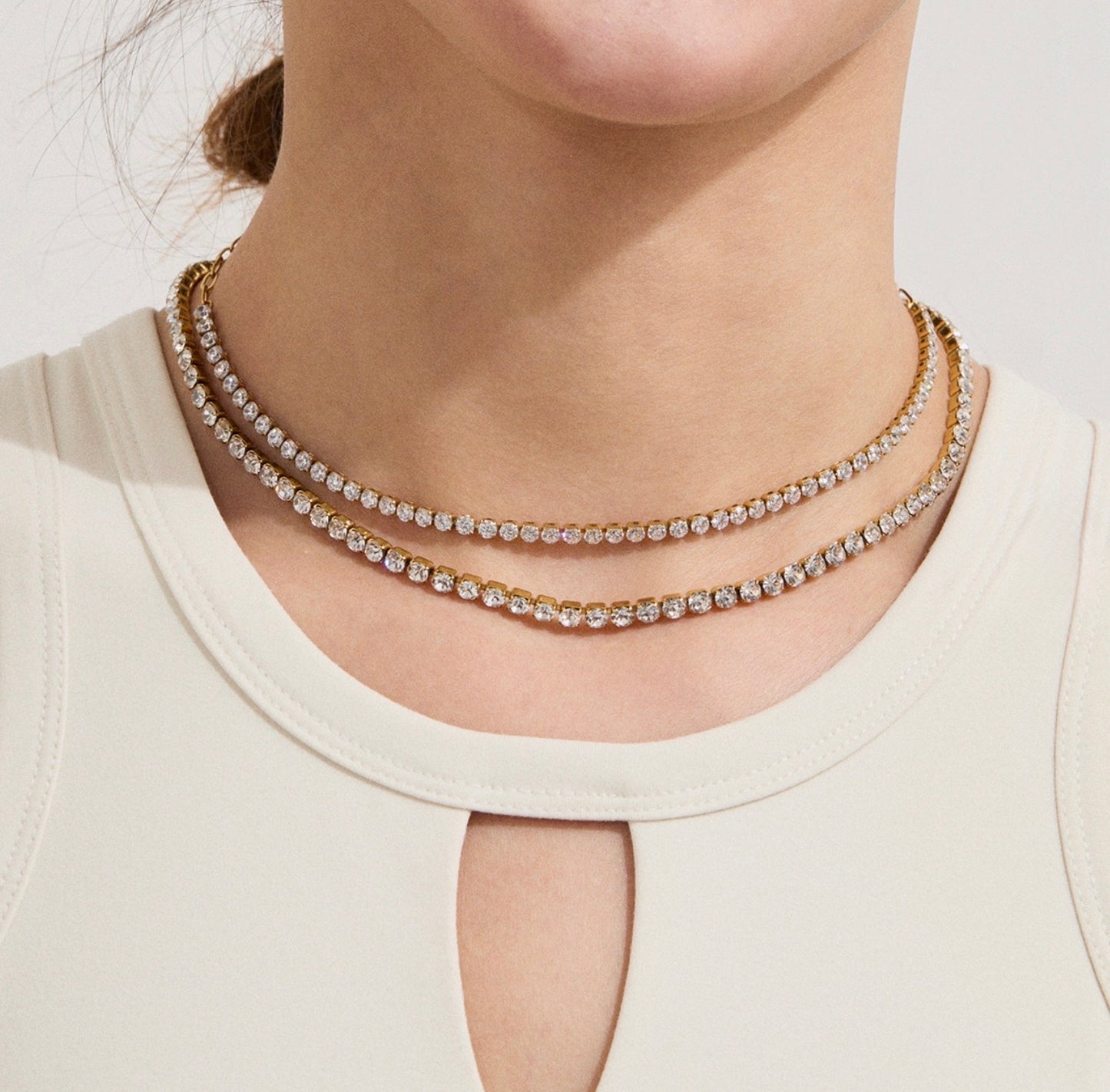Yara Necklace - 18k Gold Plated Stainless Steel