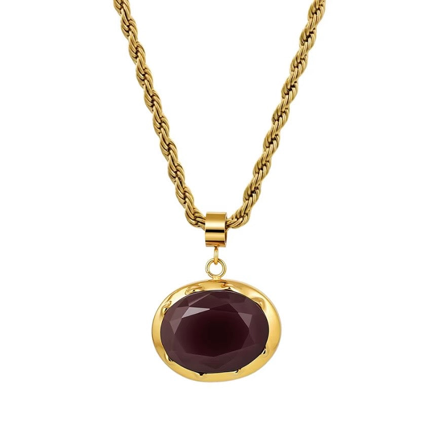 Valentina Necklace - 18k Gold Plated Stainless Steel