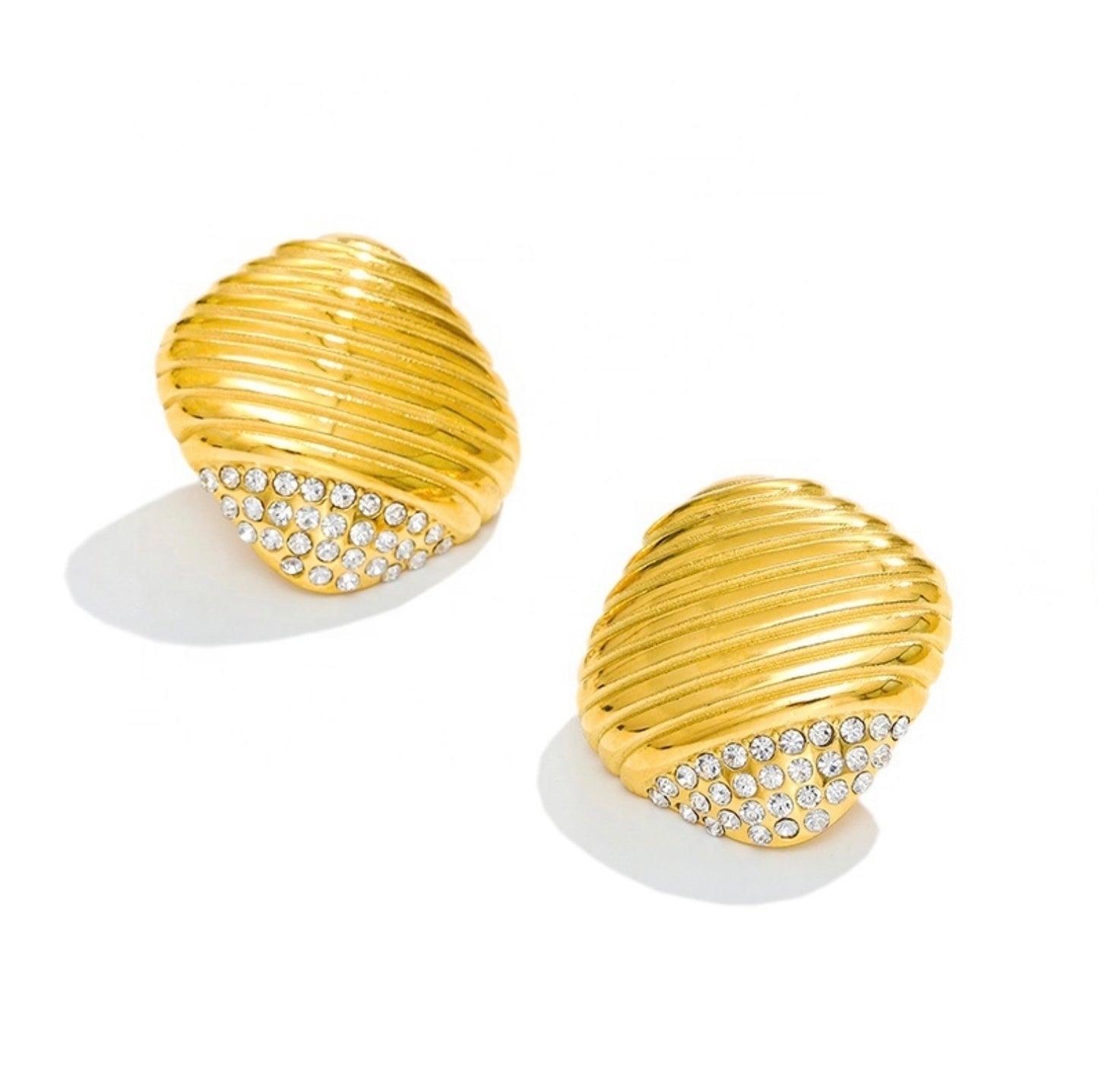 Jess Earrings - 18k Gold Plated Stainless Steel