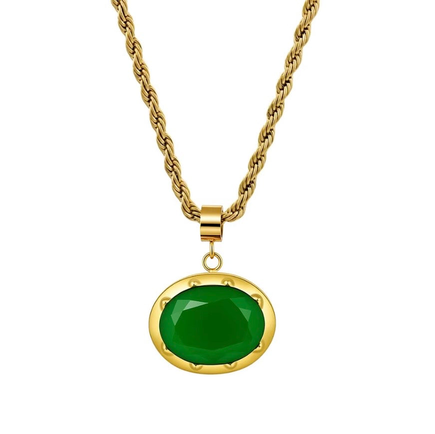 Valentina Necklace - 18k Gold Plated Stainless Steel