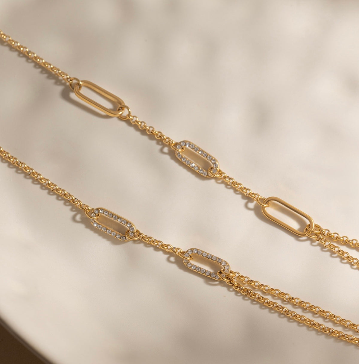 Marlena Necklace - 18k Gold Plated Stainless Steel