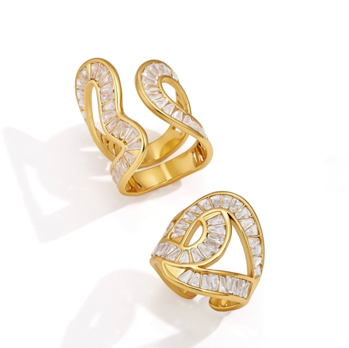 Layla Ring - 18k Gold Plated Stainless Steel