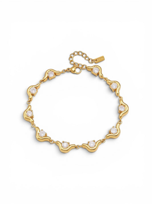 Azalea Bracelet - 18k Gold Plated Stainless Steel