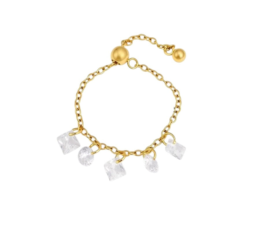 Livia Ring - 18k Gold Plated Stainless Steel