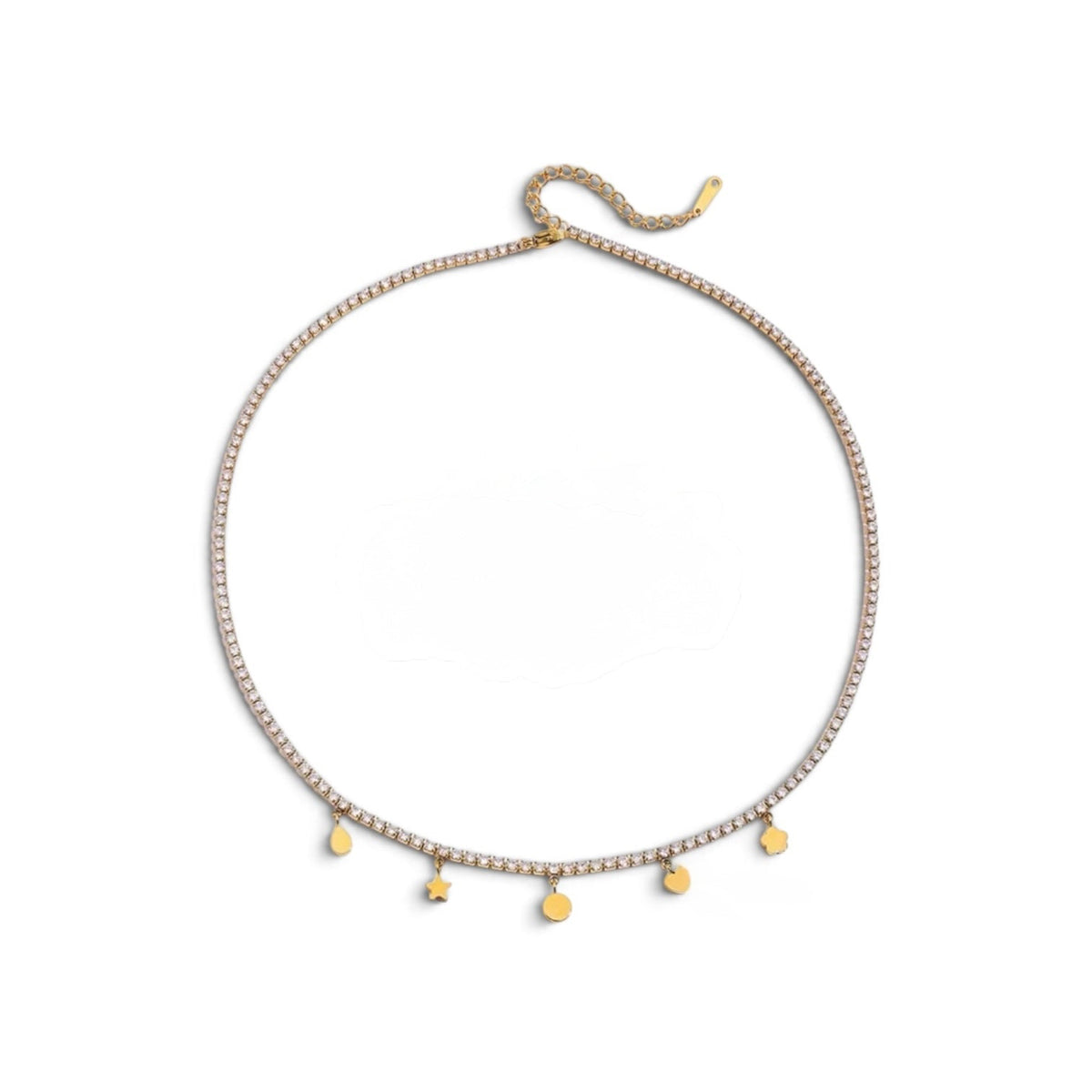 Estelle Necklace - 18k Gold Plated Stainless Steel