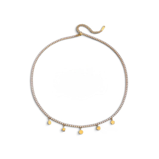 Estelle Necklace - 18k Gold Plated Stainless Steel