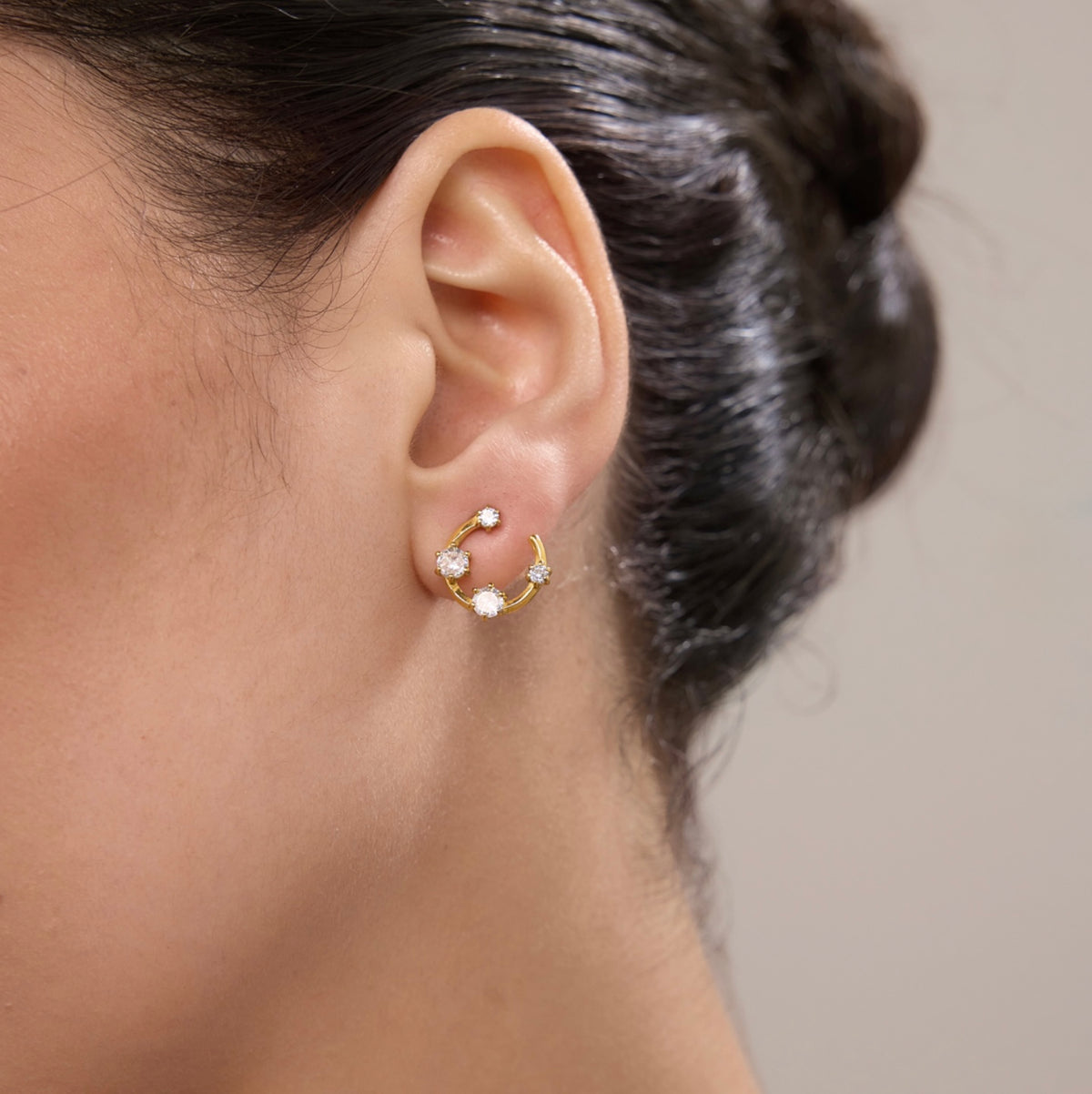 Dehlia Earrings - 18k Gold Plated Stainless Steel