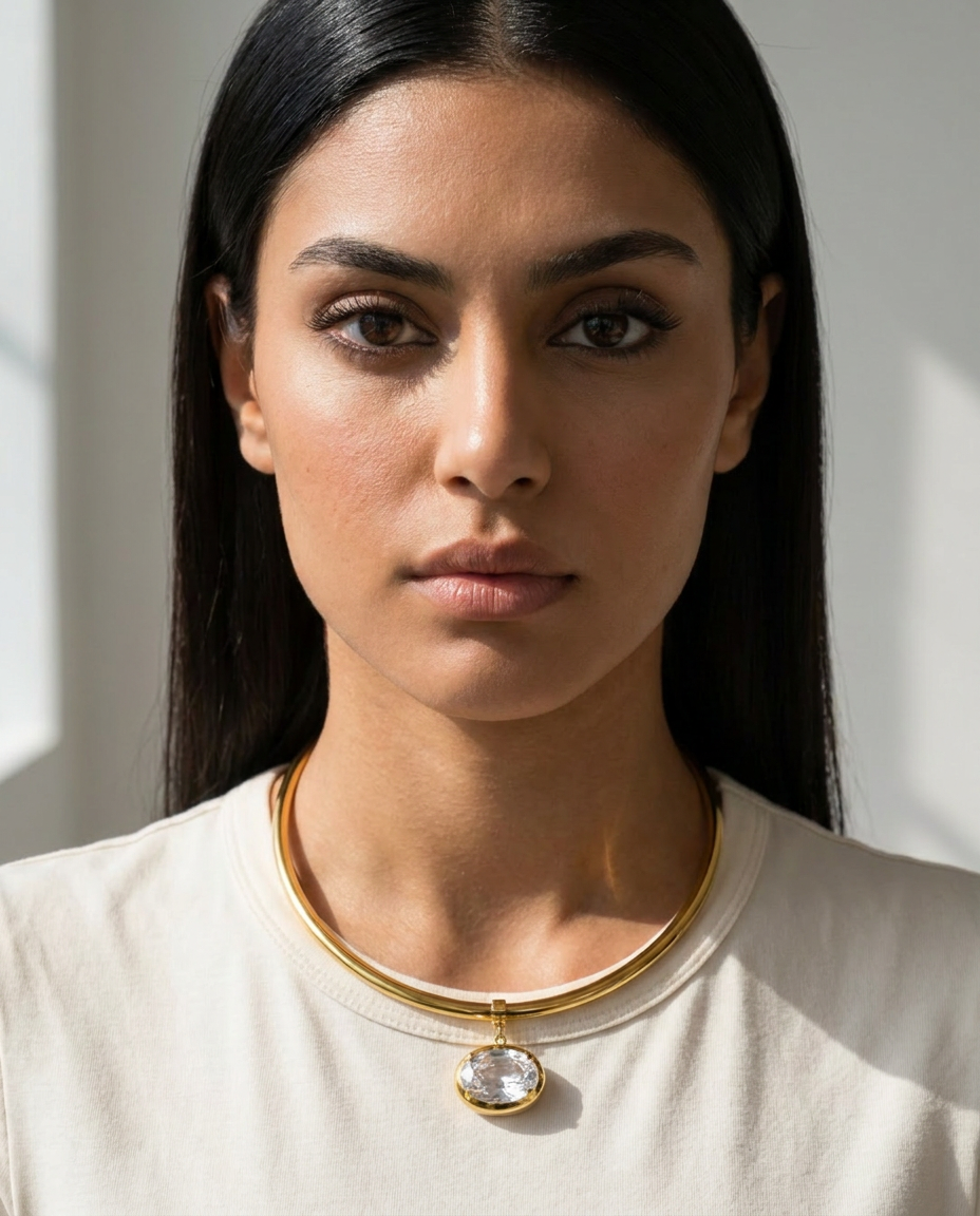 Valentina Necklace - 18k Gold Plated Stainless Steel