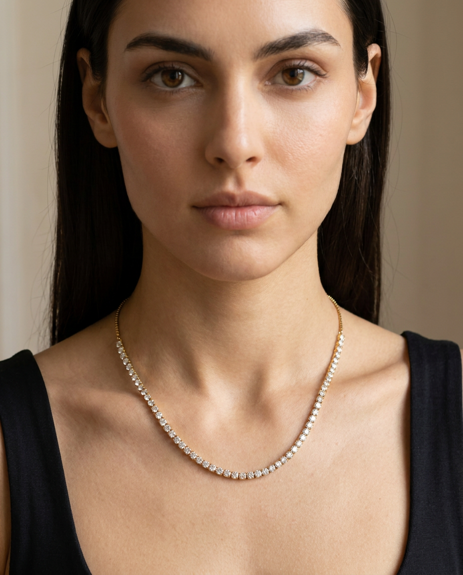 Yara Necklace - 18k Gold Plated Stainless Steel