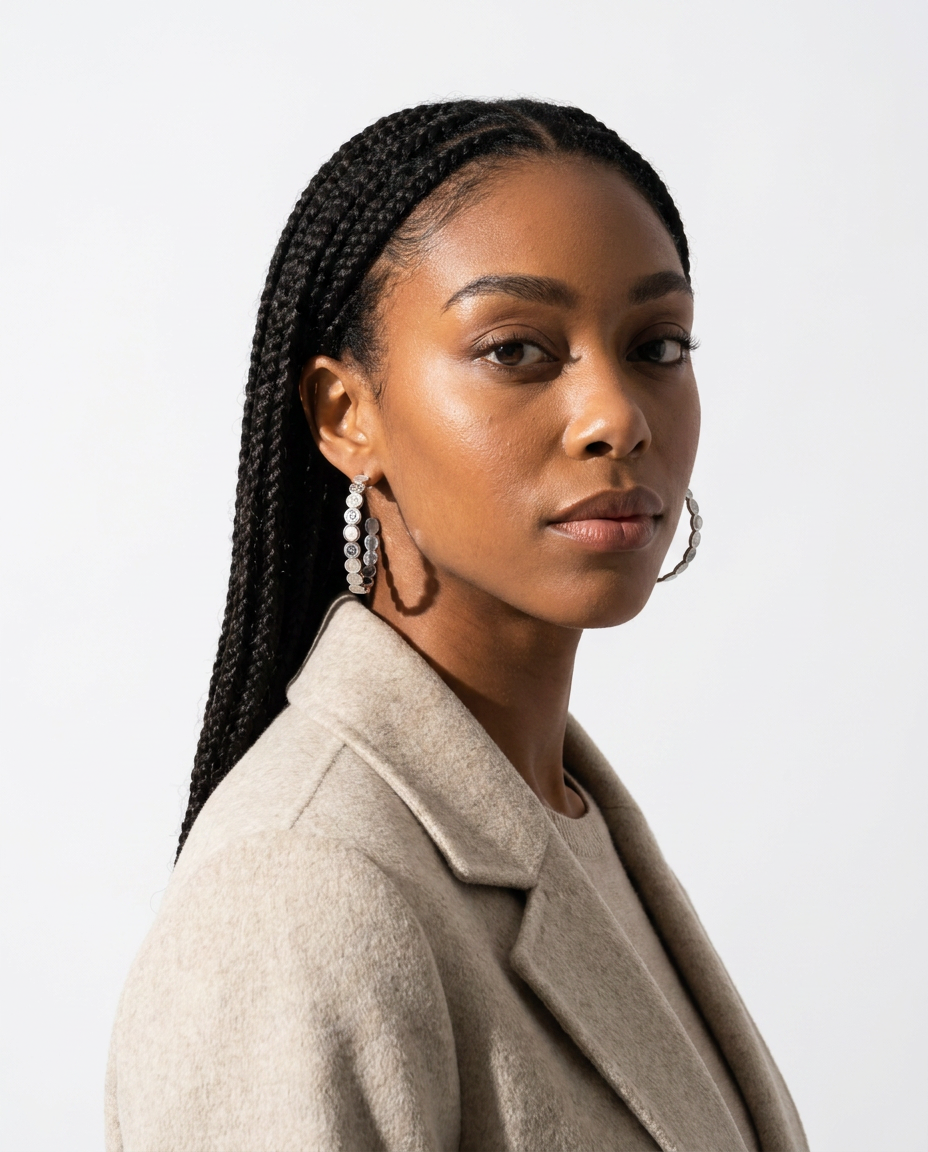 Adelina Hoop Earrings - 18k Gold Plated Stainless Steel