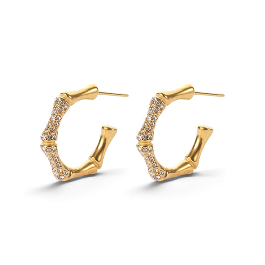 Catalina Earrings - 18k Gold Plated Stainless Steel
