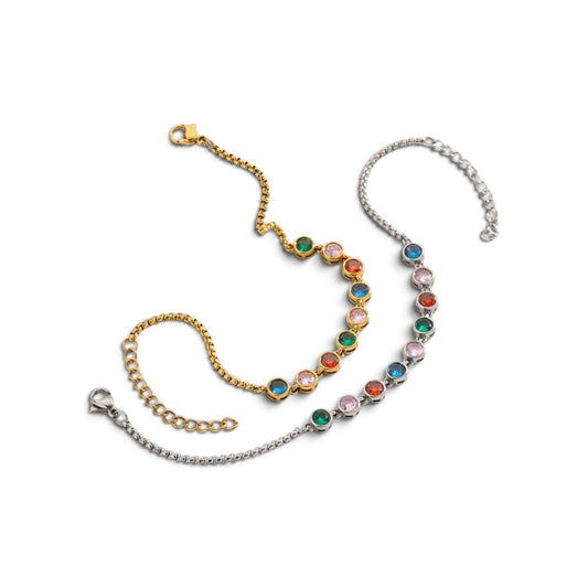 Dominique Bracelet - 18k Gold Plated Stainless Steel