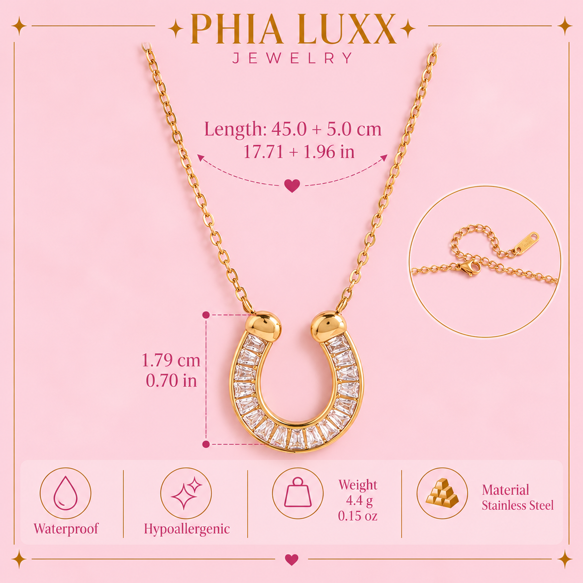 Fortuna Necklace - 18k Gold Plated Stainless Steel